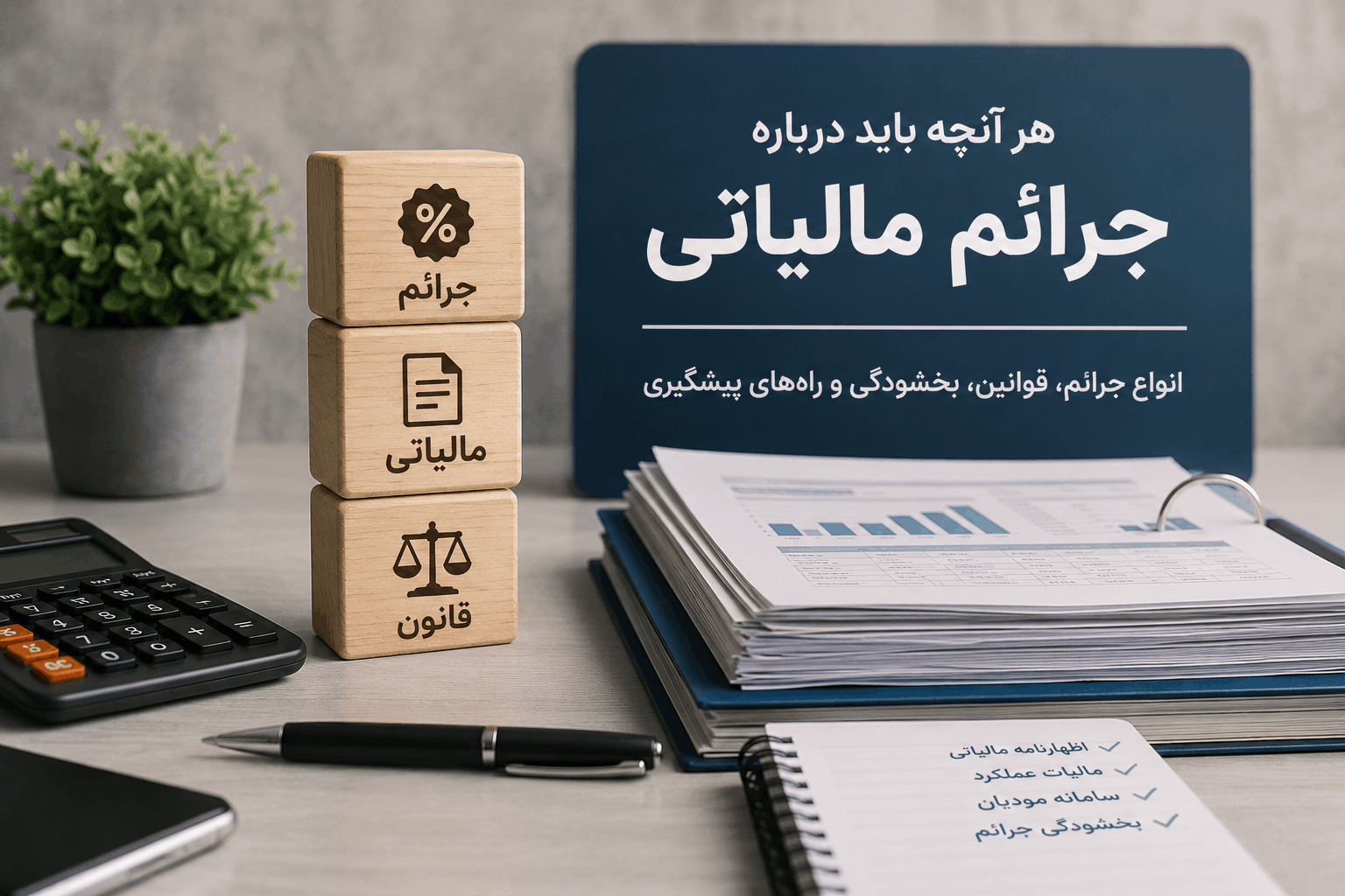 جرائم مالیاتی ۱۴۰۵؛ جدول کامل جریمه‌ها، شرایط بخشودگی و آخرین قوانین